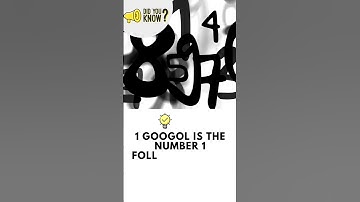 🔢 Did You Know 1 Googol Is 1 Followed by 100 Zeros?