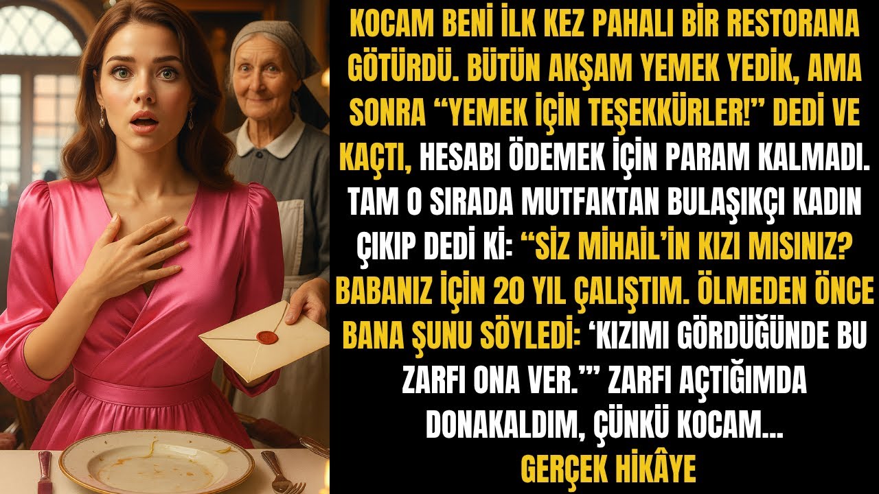 KOCASI ONU RESTORANDA REZİL ETTİ — AMA BULAŞIKÇININ VERDİĞİ ZARFTAKİ SIR HER ŞEYİ DEĞİŞTİRDİ