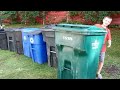 My son's garbage can collection part II. Truly amazing