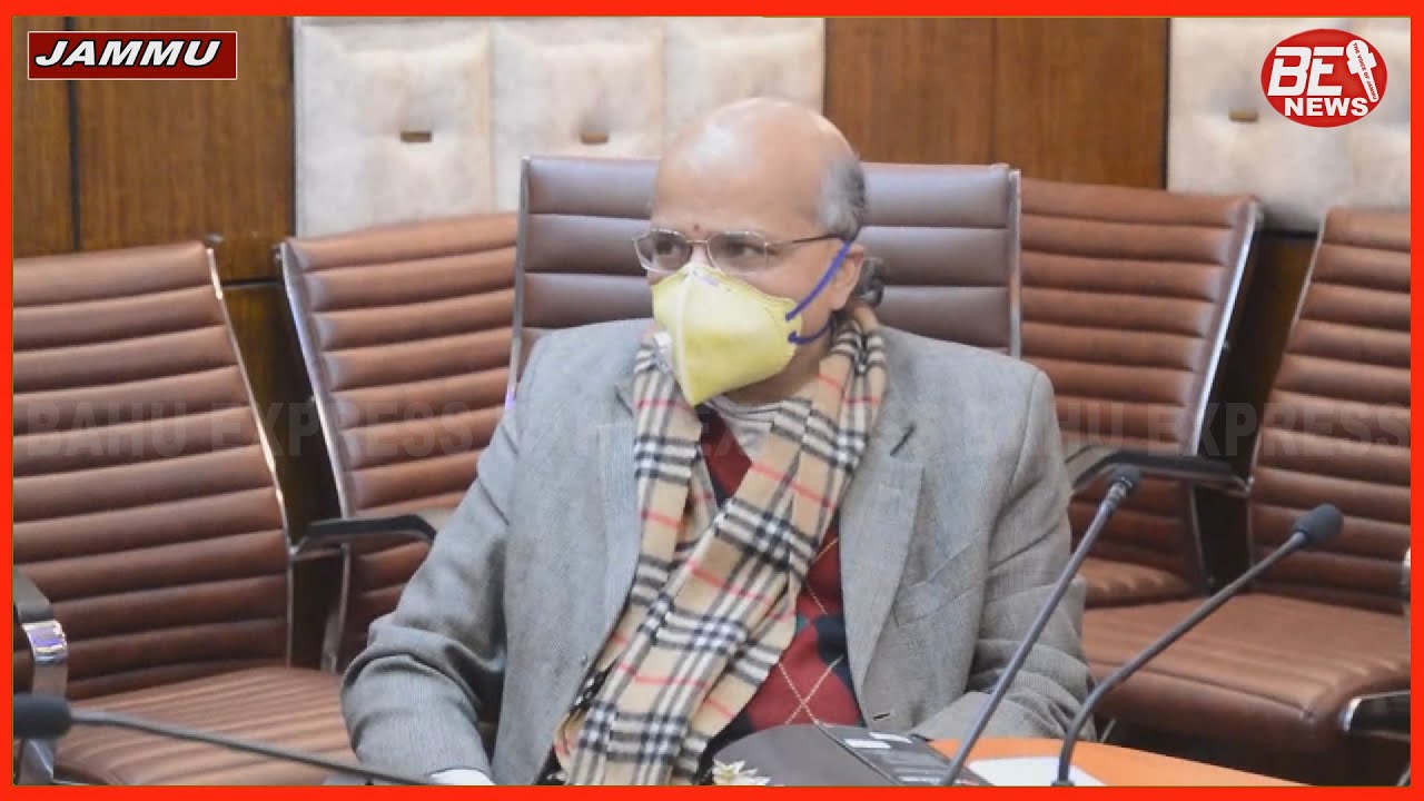 CS Chairing a State Level Executive Committee Meeting of MIDH in Civil Secretariat Srinagar