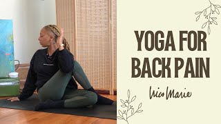 Yoga For Back Pain 20 Minutes