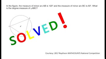 2017 Raytheon Mathcounts National Competition: One of the Exciting Properties of Circle