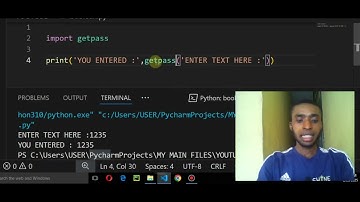 Securely Hide User Input in Python