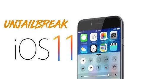 How to UNJAILBREAK iOS 11!