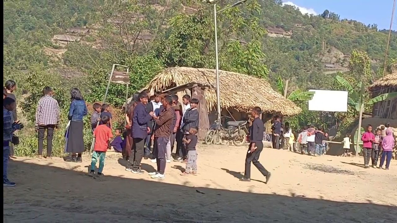 Beautiful Naga village Khammoi   New year 
