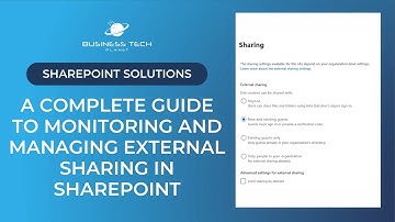 How to Monitor and Manage External Sharing in SharePoint 🔄 A Complete Guide!