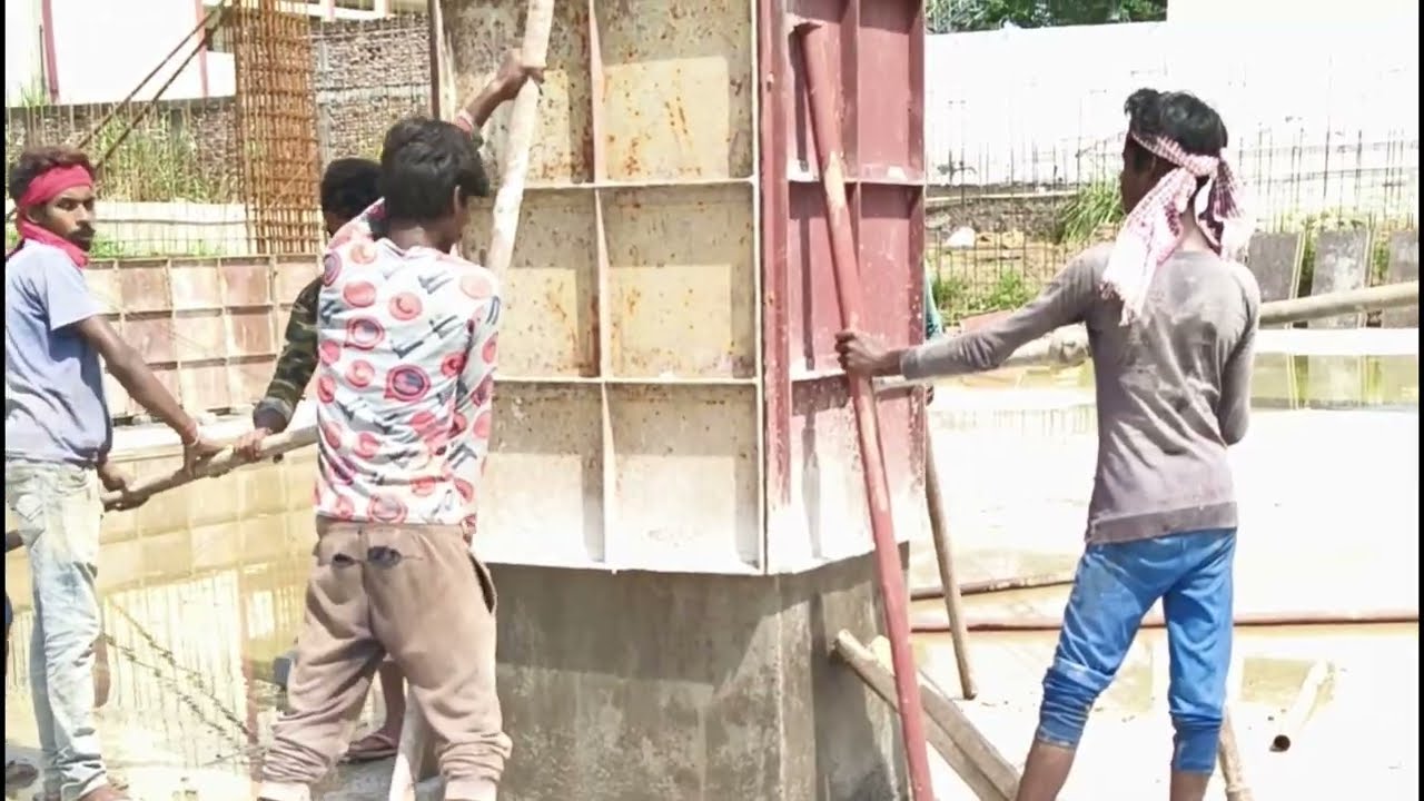Column Formwork Upar Kaise Kare | कॉलम फार्मा ऊपर करना Step by Step | Building Construction