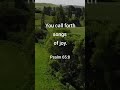 Psalm 65:8              #youtubeshorts #shorts #music #song #jesus #christian #psalms