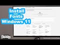 كيفية تنزيل الخطوط وتثبيتها في Windows 11 بسهولة