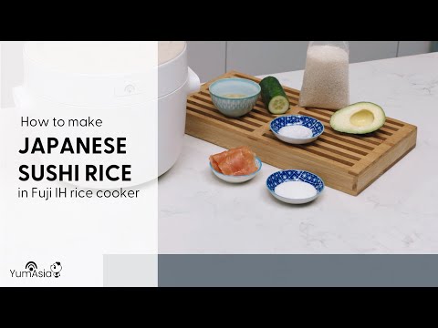 How To Make Japanese Sushi In Fuji IH Rice Cooker - by Yum Asia