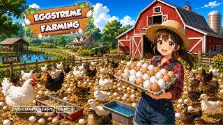 From Tiny Coop to Thriving Egg Farm! | EGGSTREME FARMING | Demo Gameplay screenshot 4