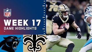 Panthers vs. Saints Week 17 Highlights