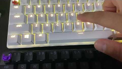 Razer Huntsman Mini 60% Keyboard Sound Test