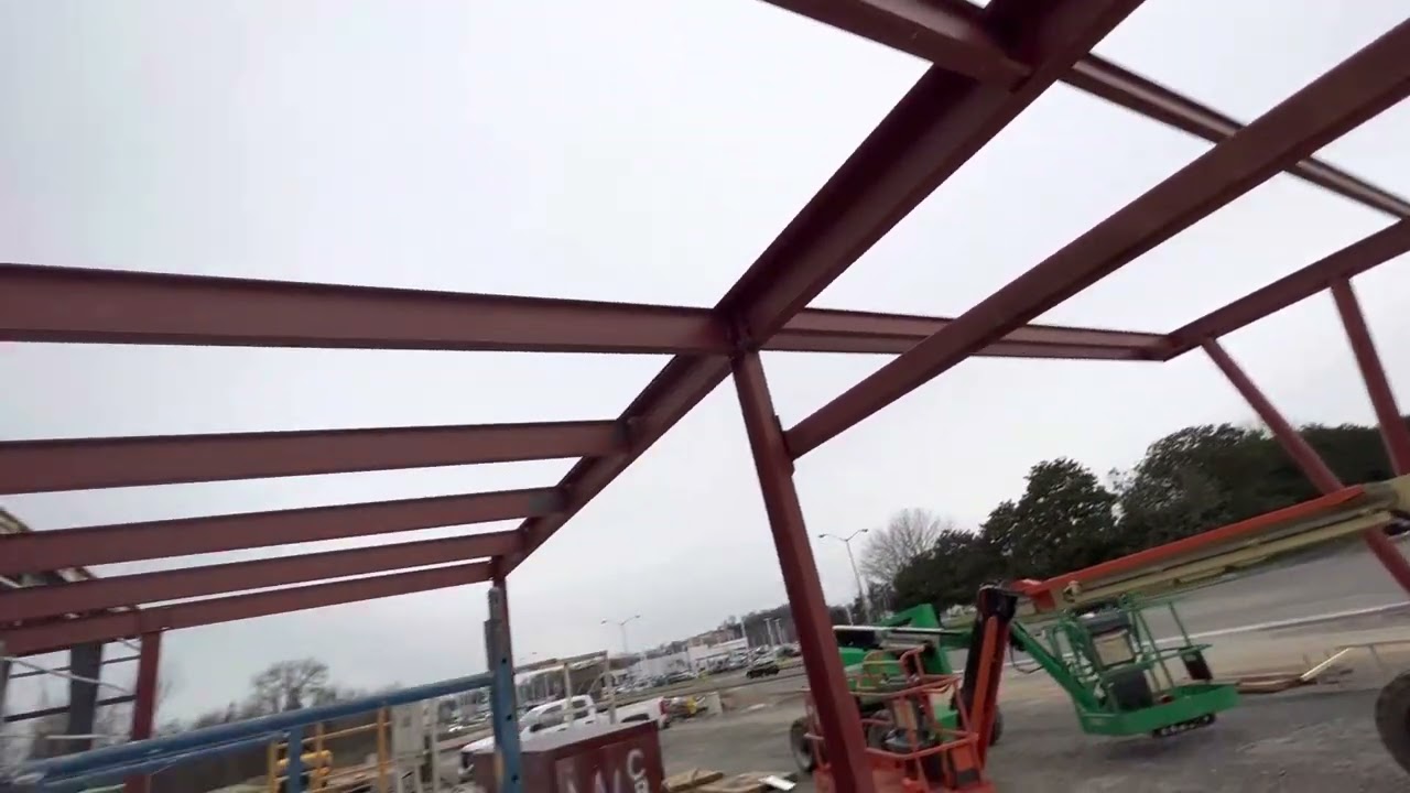 How to do concrete slab,metal studs framing, block mason, joists, embed plate, steel structure works