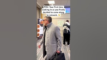 First time coming to a networking event 🤝 #networking #businesstips #networkingevent