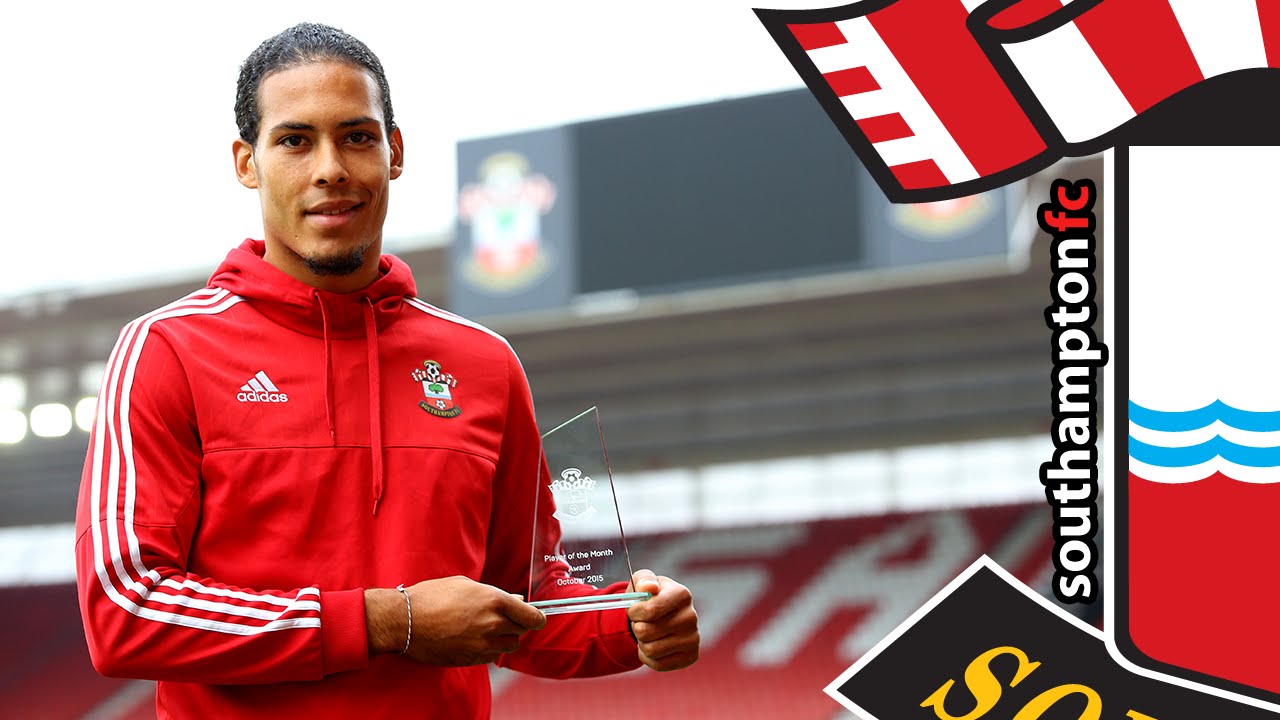 Van Dijk lands October Player of the Month award football score