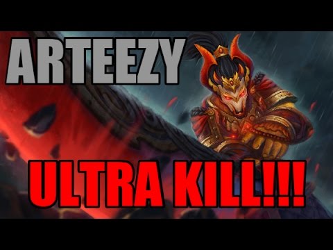 Arteezy Evil Geniuses Juggernaut Vs Terrorblade Ultra Kill Dota 701 Youtube