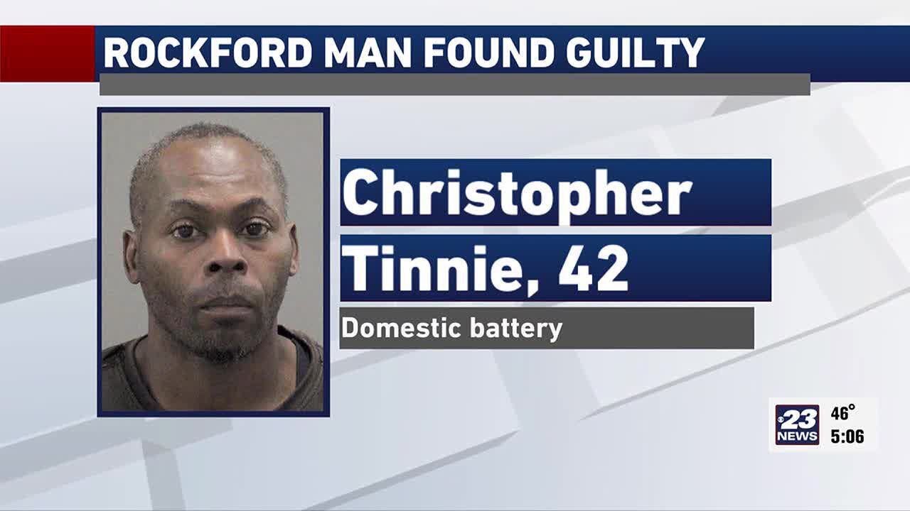 Rockford man found guilty of domestic battery - YouTube