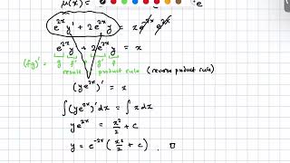 Integrating factors