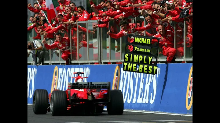 Michael Schumacher wins his 7th Championship Belgi...