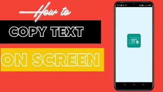 Copy Text On Screen screenshot 3