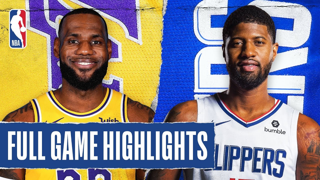 LAKERS at CLIPPERS FULL GAME HIGHLIGHTS March 8, 2020