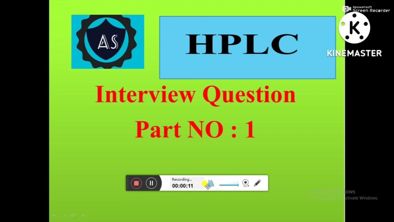 HPLC interview Question and Answer HPLC Q&A HPLC basic question HPLC chromatography part