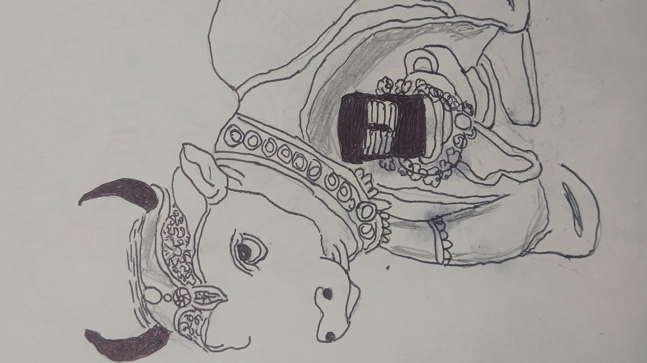 Shivling Nandi ji ki drawing shivling bhakti blog Har Har Mahadev 🕉️ 