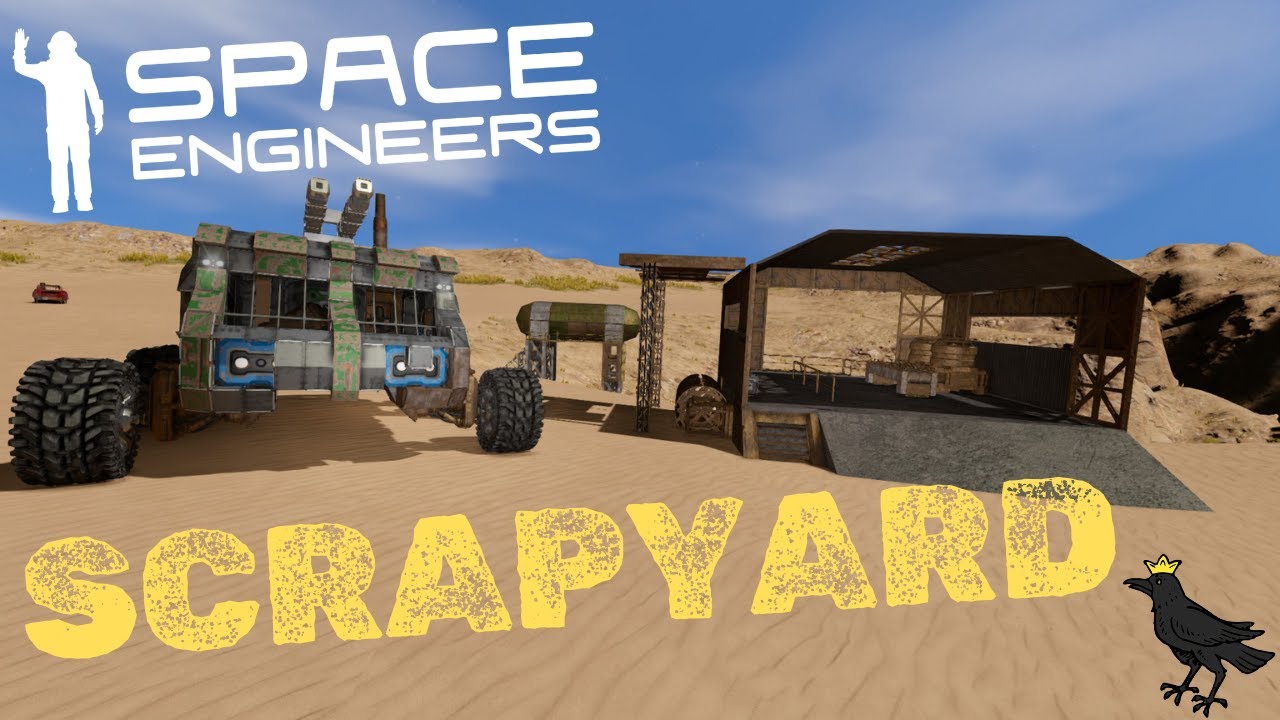 Can My Rover Survive the Desert Hunting for SCRAP | Space Engineers ...