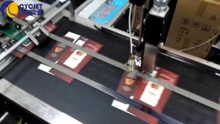 CYCJET B3020 Small Character Inkjet Printer working with Automatic Pagination Machine