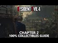 Resident Evil 4 - All Collectibles - Chapter 2 (Treasures, Castellans, Weapons, Upgrades, Recipes)