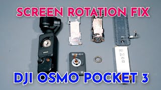 DJI Osmo Pocket 3 Screen Not Rotating Fix | Full Disassembly & Magnet Repair