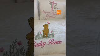 Etsy finds Classic Winnie the Pooh and Baptism quilts