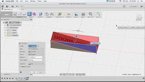 How To Design a Doorstop on Fusion 360