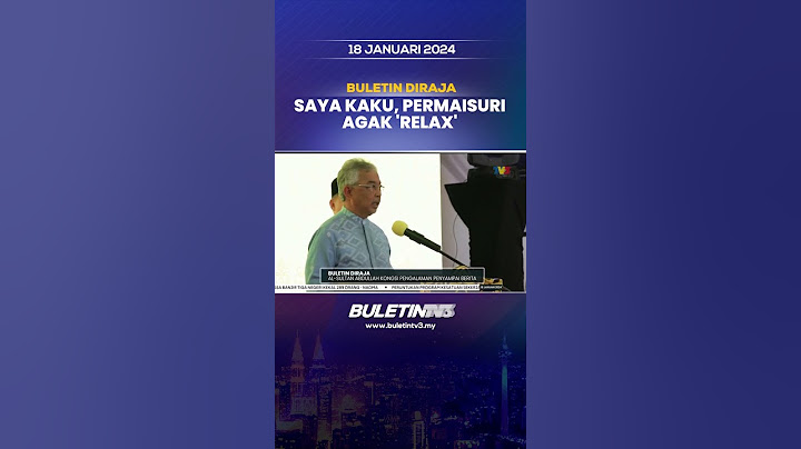 BULETIN DIRAJA | Al-Sultan Abdullah Kongsi Pengalaman Penyampai Berita