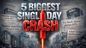 77% Crashed in One hour | India’s Most Brutal Stock Crashes