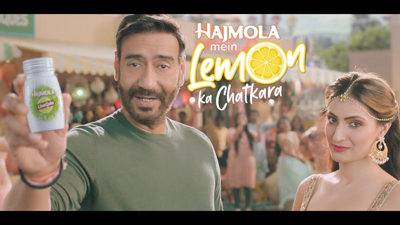 Hajmola Limcola Launch TVC starring Ajay Devgan by  sosideas