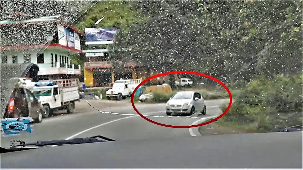 Near Miss Car Accident on the Shimla Highway due to Careless Overtaking !!!