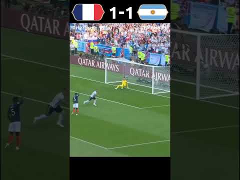 France vs Argentina FIFA WorldCup Final 2018 #worldcup #shorts #football #highlights #mbappe #messi