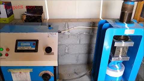 Civil Engineering - Concrete Cube Compression Test