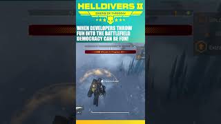 Snowballs in the battlefield #helldivers2