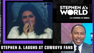 Stephen A. STILL can’t stop laughing at Cowboys fans tears 🤣| Stephen A.‘s World