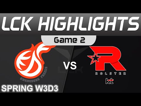 KDF vs KT Highlights Game 2 LCK Spring Season 2023 W3D3 Kwangdong Freecs vs KT Rolster by Onivia