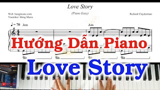 [Romantic Piano 1] Hướng Dẫn Love Story Piano - Hùng Music