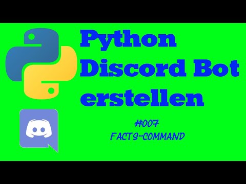 Create Python Discord Bot #007 Facts Commands