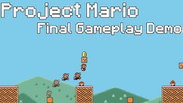 "Project Mario" Gameplay Demo (Mario Made in Java)