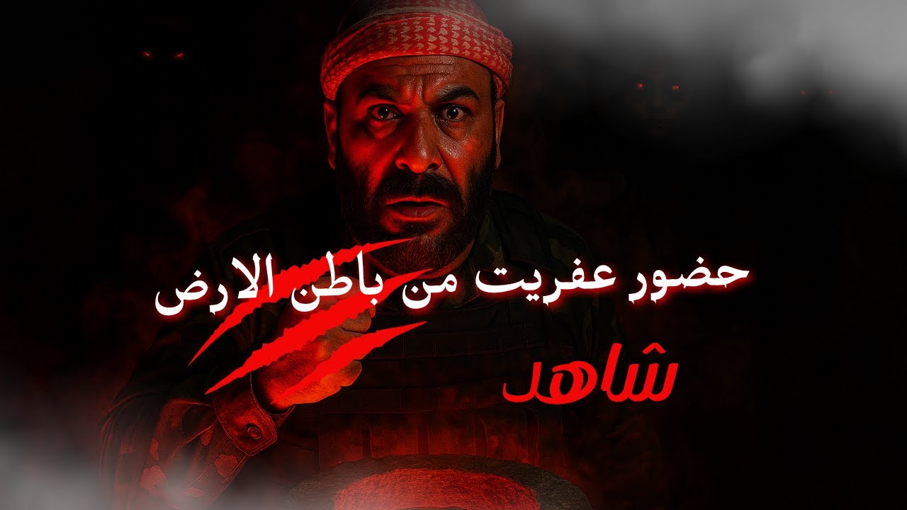 حضور عفريت من باطن الارض شاهد 🔞