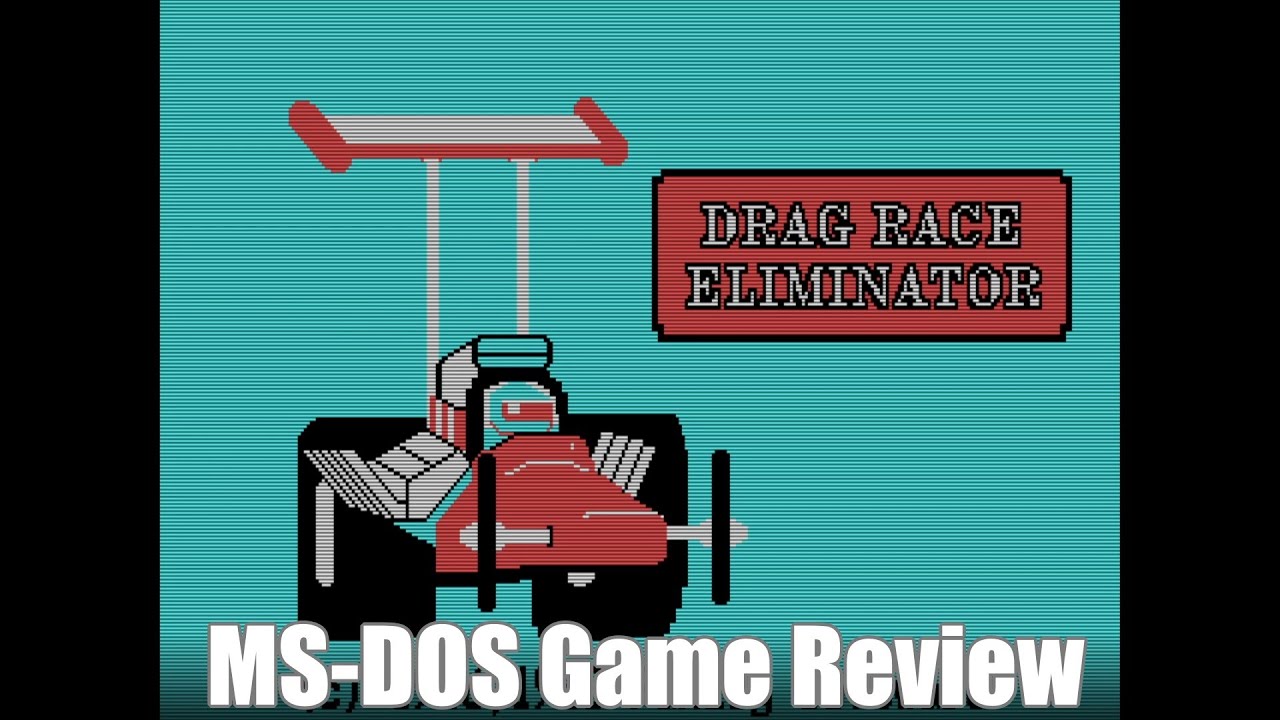 Drag Race Eliminator - 1988 - MS-DOS Game Review