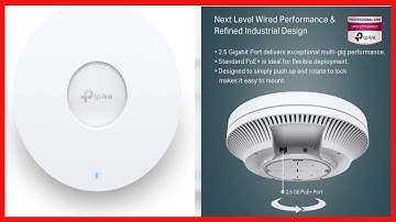 TP-Link EAP660 HD | Omada WiFi 6 AX3600 Wireless 2.5G Access Point for High-Density Deployment |