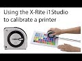 Using the X-Rite i1Studio to profile a printer